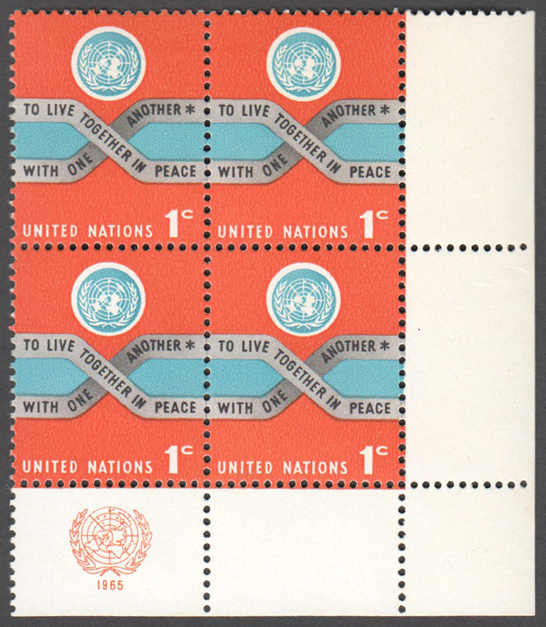 United Nations New York Scott 146 Mint (A4-6) - Click Image to Close